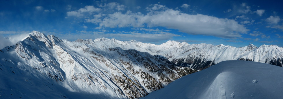 Panorama auf der Hochspitze