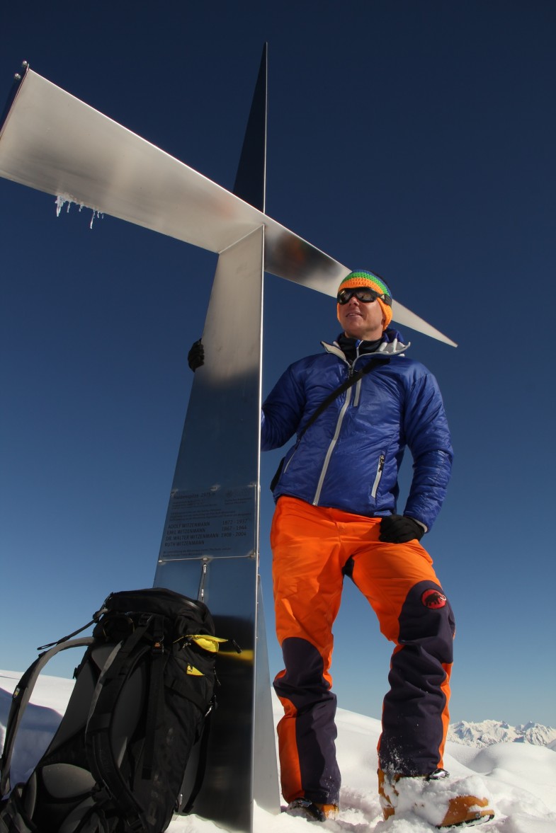 Ich am Gipfel der Haidenspitze 2975m © Martin Wolf