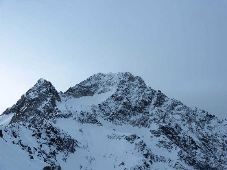 Links Manningkogel, rechts der Acherkogel vom Wörgegrat aus gesehen