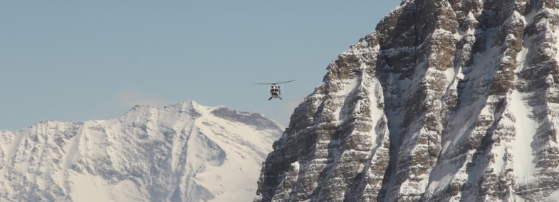 Hubschrauber am Gschnitzer Tribulaun © Martin Wolf