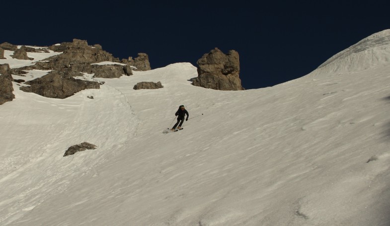 Abfahrt Alpenclubscharte © Martin Wolf