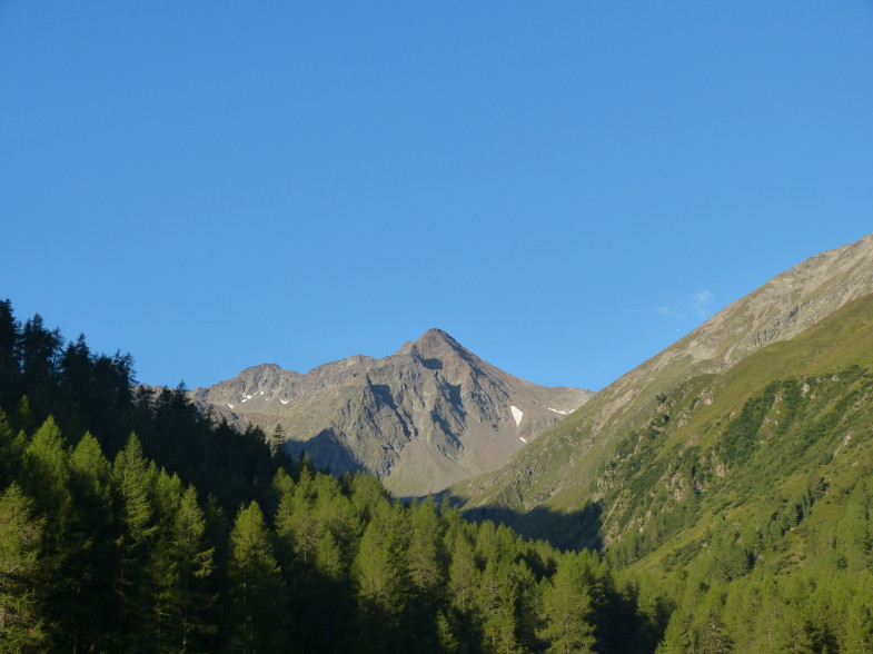 Schöllerkogel von Haggen aus gesehen...das Wetter noch traumhaft