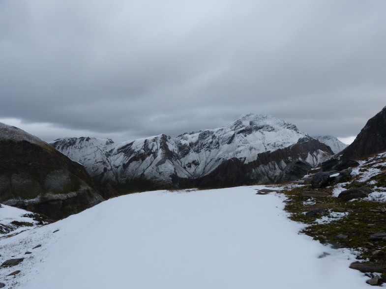 Winterlicher Ausblick zur Grabspitze