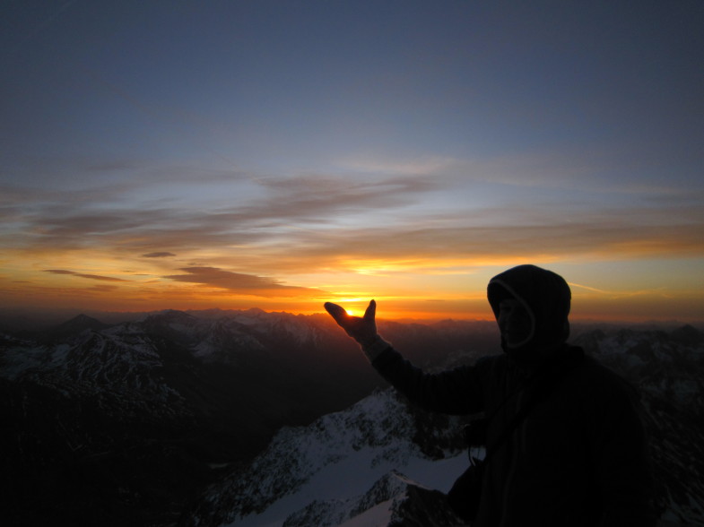 Sunrise auf der Adlersruhe 3450m