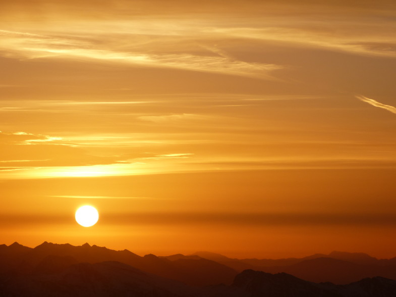 Sunrise auf 3450m, Adlersruh