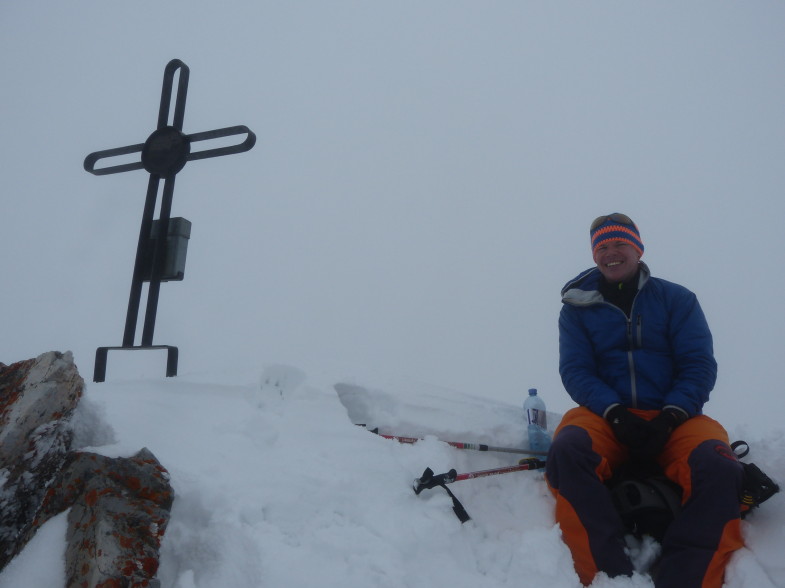 Schlicker Seespitze 2808m....da auch mal heroben mit Skiern :-D