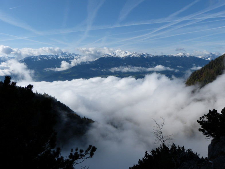 Traumhafte Stimmung im Aufstieg zur Bettelwurfhütte