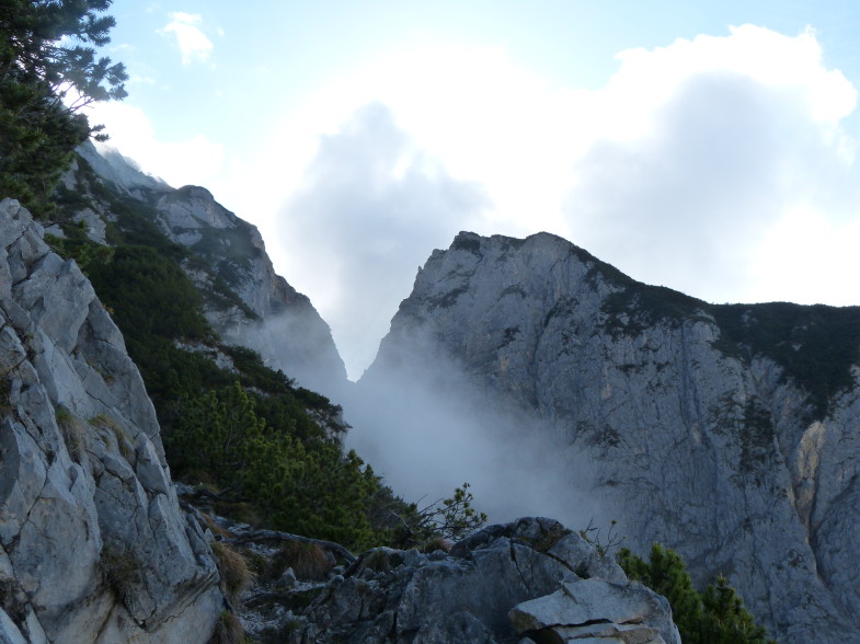 Blick zum Hüttenspitz