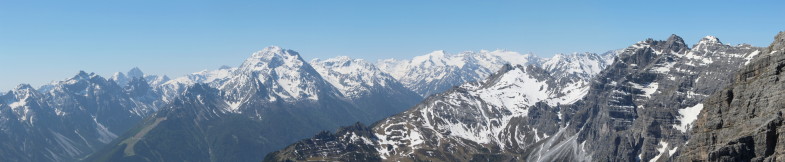 Traumhafter Ausblick in die Stubaier