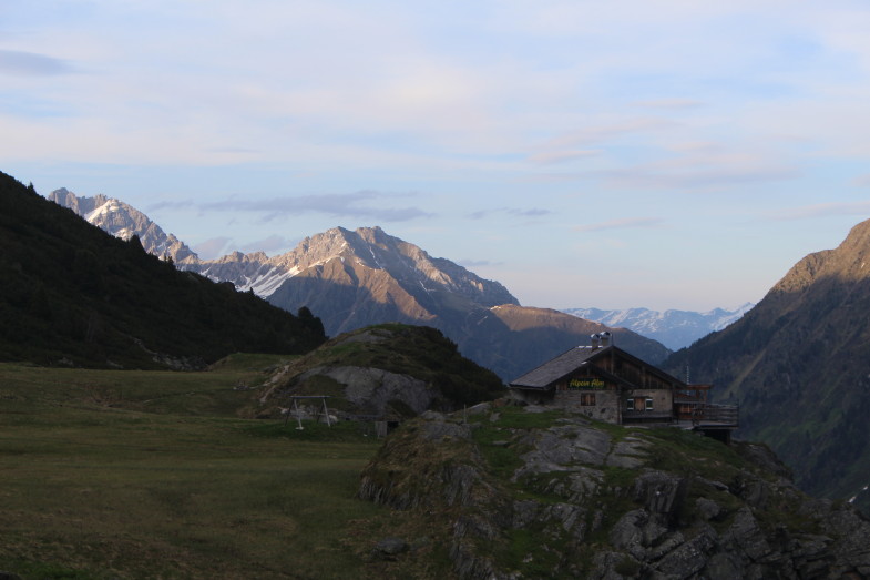 Abendstimmung auf der Alpeineralm