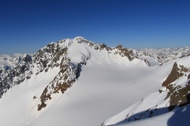 Erster Blick zur Ruderhofspitze- Nord