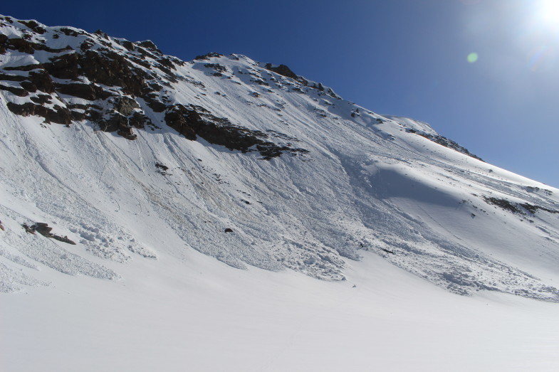 Abstiegsgelände östliche Seespitze leider alles abgelahnt