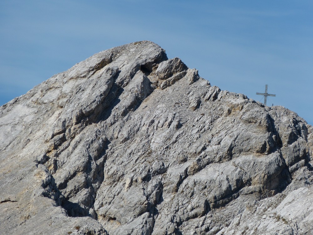Blick zurück, rechts hinten Hoher Gleiersch