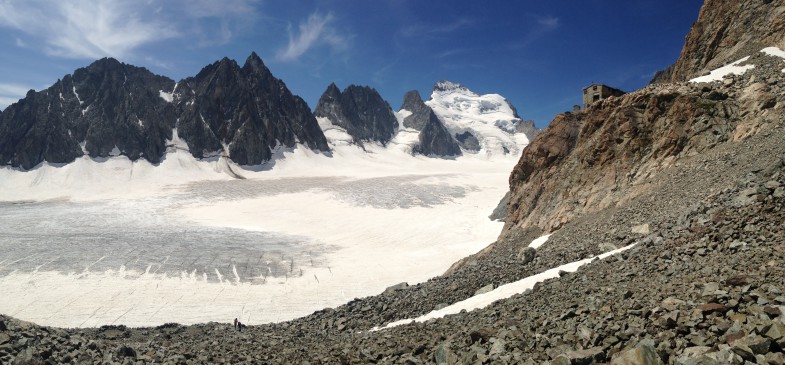 Unterhalb der Ecrins Hütte