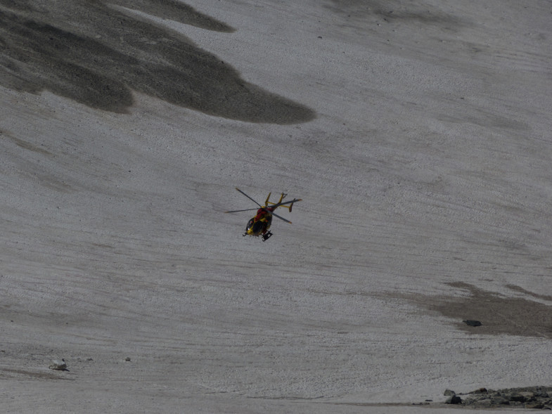 Hubschrauber im Anflug