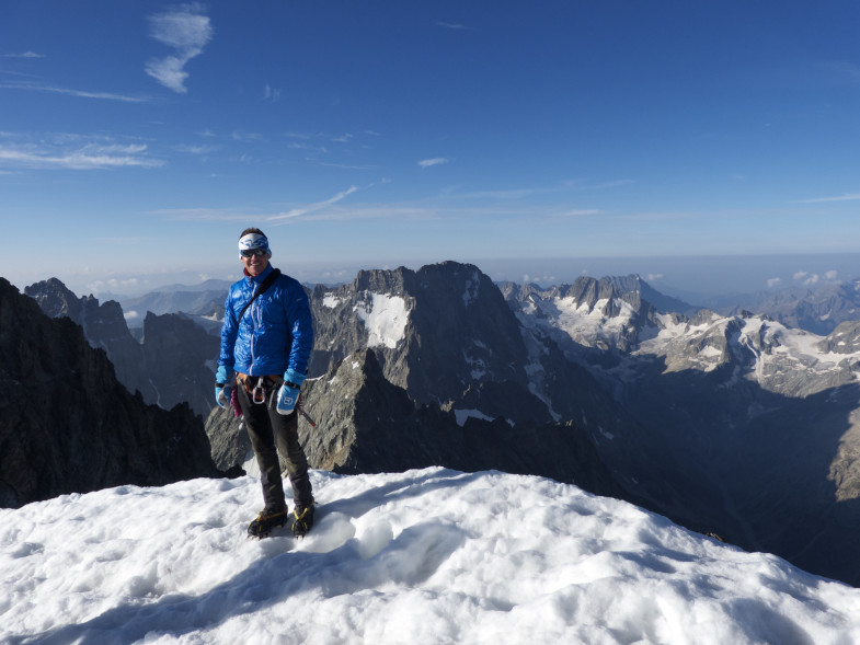 Ich auf 4018m, am Dome de Neiges