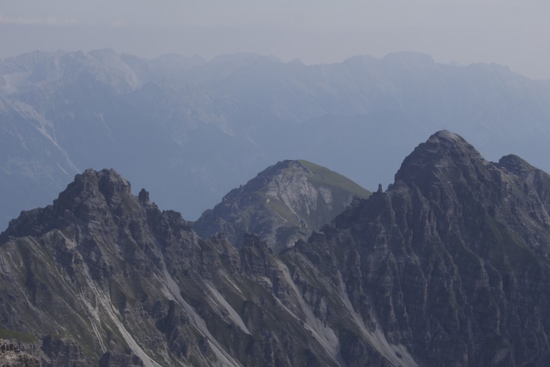 Malgrubenspitze, Soale und Marchreisenspitze