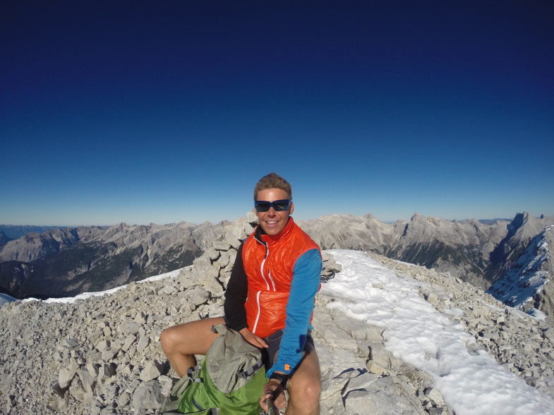 Westliche Praxmarerkarspitze, dahinter Birkkarspitze und Kaltwasserkarspitze