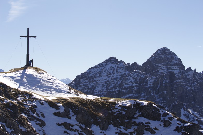 Blick von der Nockspitze zur Soale, Ampferstein und Marchreisenspitze