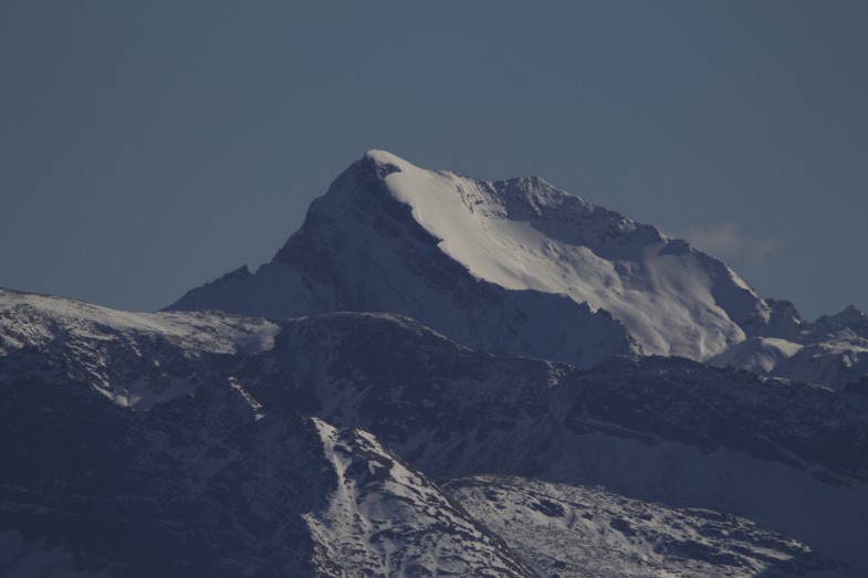 Gipfelflanke Grabspitze, mit Skiern sehr zu empfehlen