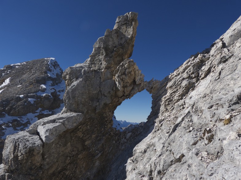 Felsformation im Übergang zur Östlichen Praxmarerkarspitze