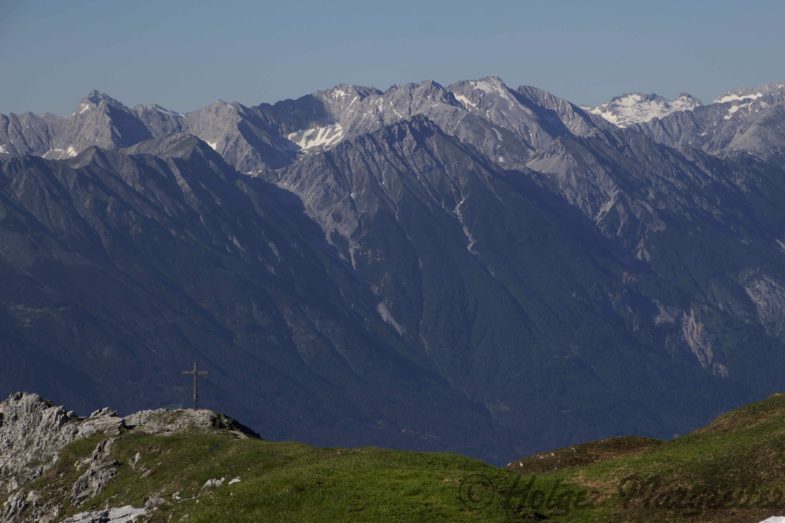 Blick zur Nockspitze mit Karwendel