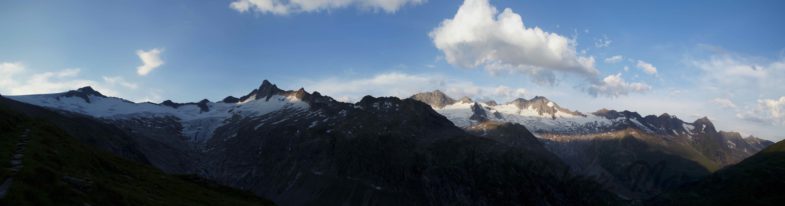 Tolles Panorama im Aufstieg