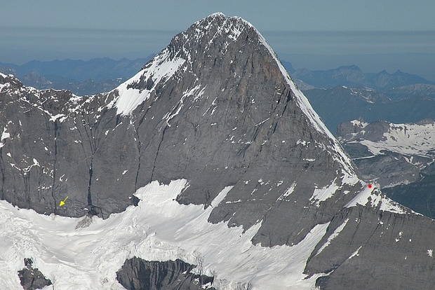 Eismeer- Mittellegihütte- Mittellegigrat- Abstiegsweg Eigerjöcher