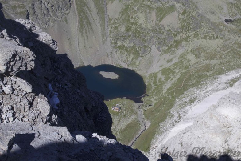 Tolle Blicke hinunter zum See
