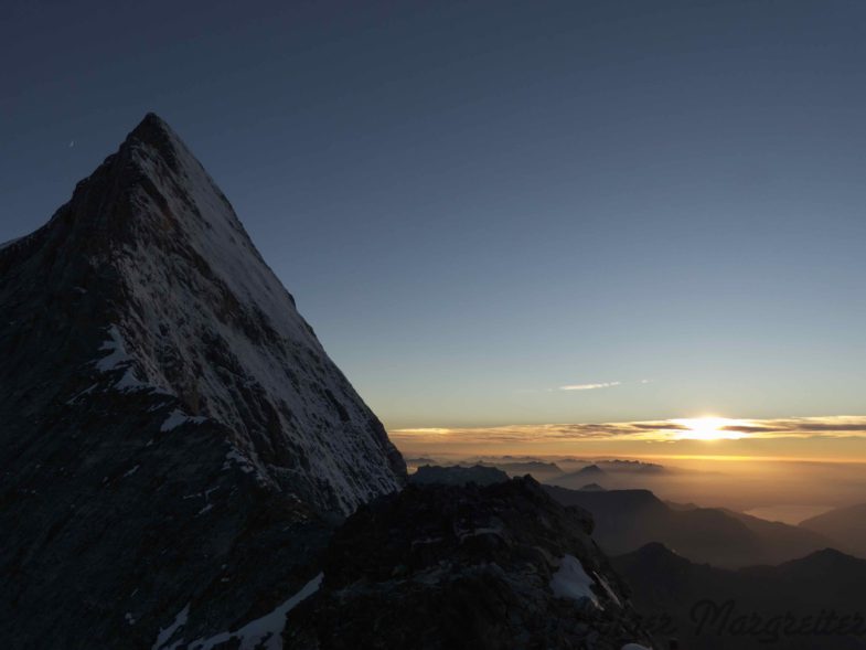 Eiger im letzten Licht