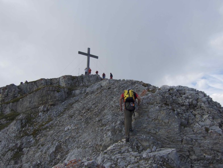 Die letzten Meter auf die Serles