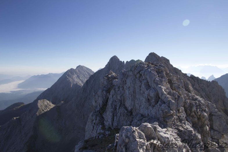 Nordwand des Mustersteines