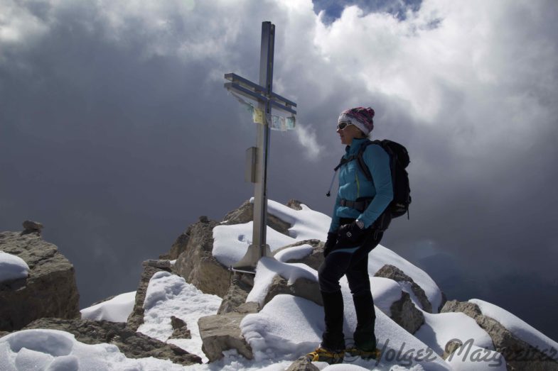 Alex am Gipfel des Antelao 3263m; Bin stolz auf dich!