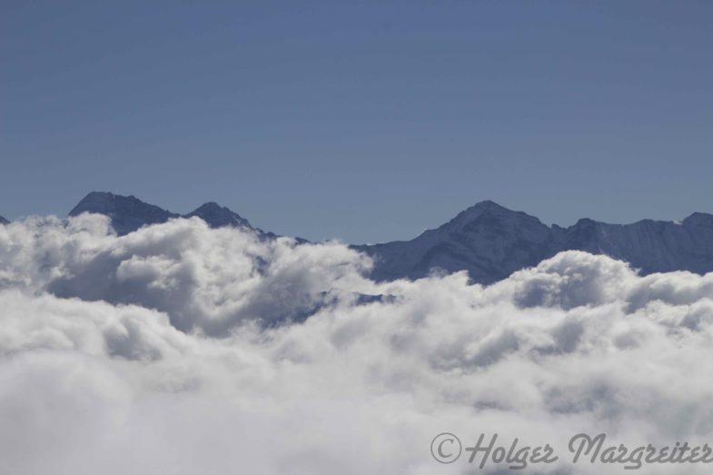 Wetter schien besser zu werden...Ausblick zum Olperer