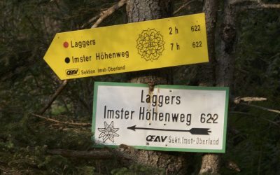 Am Imster Höhenweg unterwegs