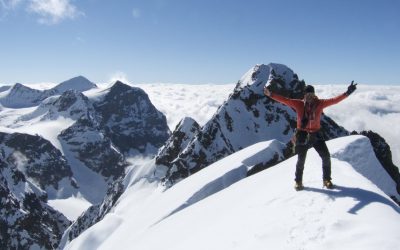 Piz Tschierva und Piz Roseg- zwei Gipfel in der Berninagruppe