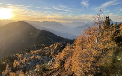 Viggarspitze im Herbst ein traumhaftes Farbenspiel- Tuxeralpen