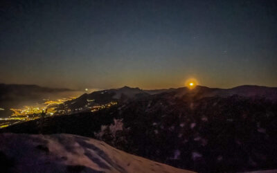 Zum Fast Vollmond auf den Largoz- Tuxer Alpen