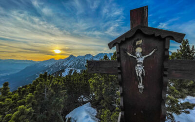 Zum Sundowner auf den Haller Zunterkopf- Karwendel