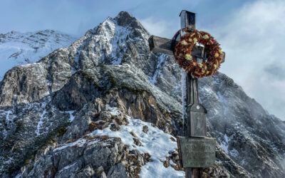 Halltaler Halfpipe bei Aprilwetter- Karwendel