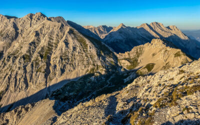 Zum Sundowner auf die Rumerspitze- Karwendel