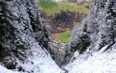 Im Schneegestöber hinauf zur Elferbergstation und über die Autenalm nach Schaller- Stubaier Alpen