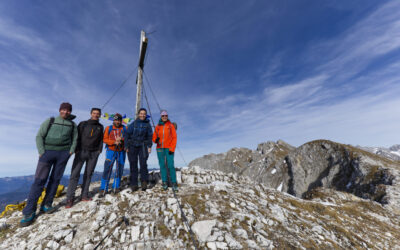 Von Scharnitz über den Birzelgrat auf die Brunnsteinspitze- Abstieg über Rotwandlspitze und Feichtl- Karwendel